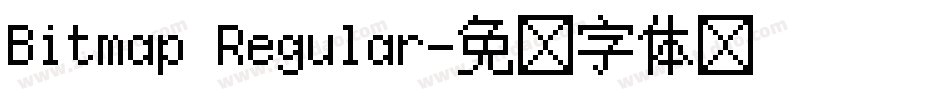 Bitmap Regular字体转换